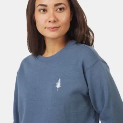 Tentree W Treefleece Golden Spruce Crew -Goedkope Flex Wear Winkel 2210004203156 012 nl